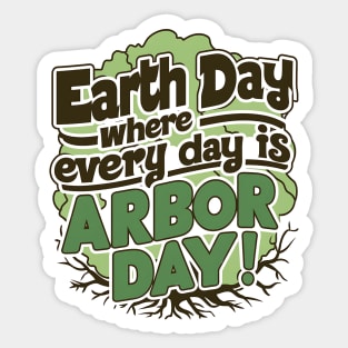 Arbor day Sticker